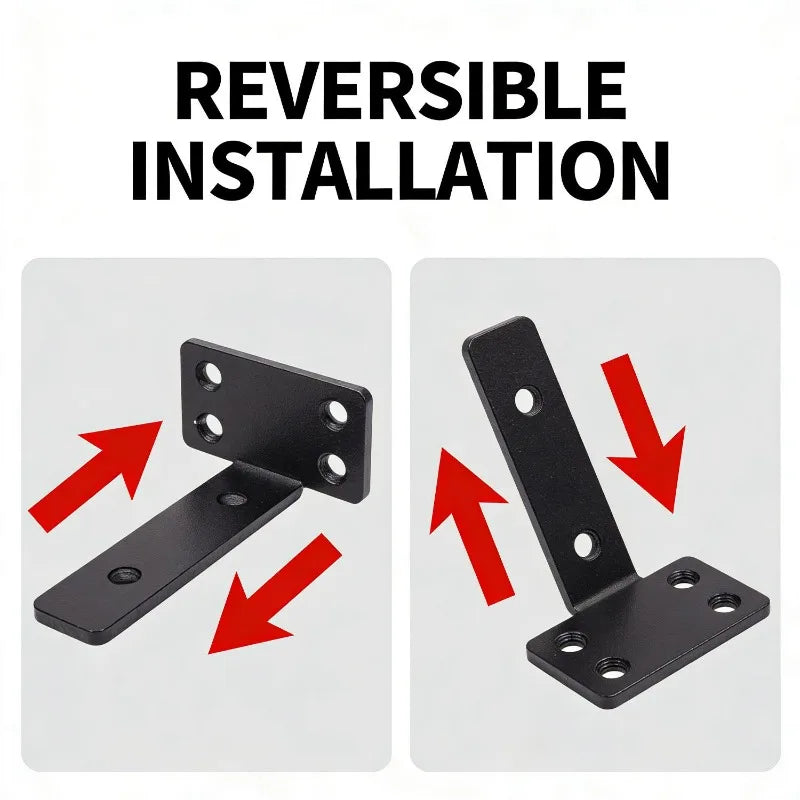 Heavy Duty L-shaped Shelves Brackets Thickened Floating Shelf Bracket Invisible Wall Shelves Support with Screws Hardware Tools    Home Decor Supply | Online Retail | ShoreShopper.com