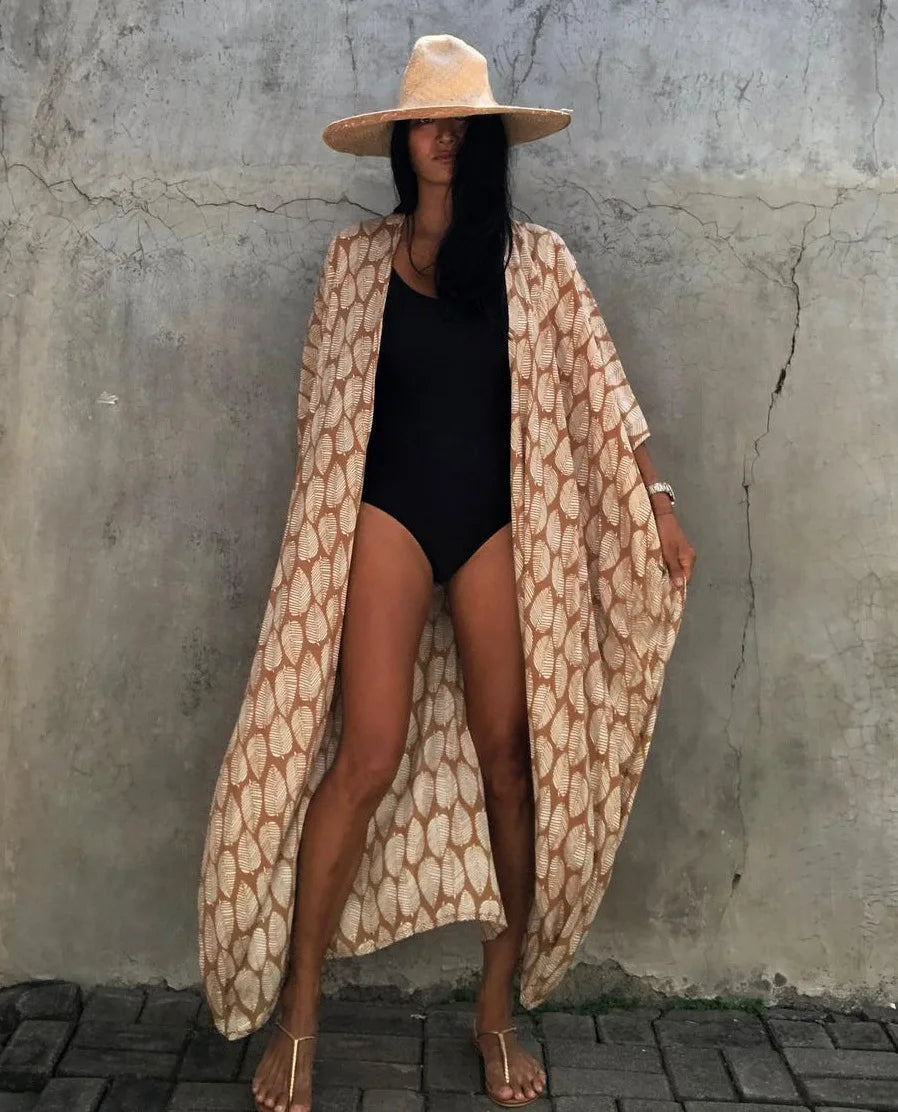 Beach Dress Tunic Cover up Embroidery Kaftan Saida de Praia Women Bikini Cover-up Pareo Sarong Beachwear    Your Coastal Marketplace | Shoreshopper.com