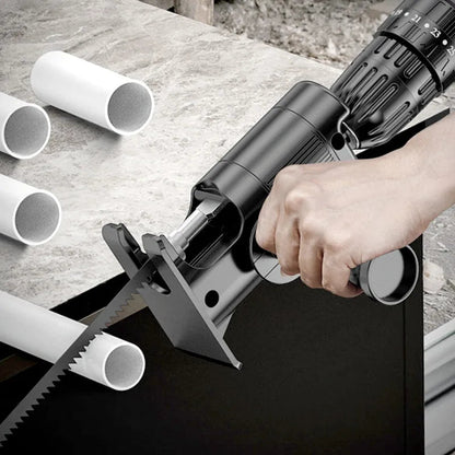 Portable Reciprocating Saw Adapter Electric Drill Modified Electric JigSaw Curve Saw Power Tool for Wood PVC Steel Pipe Cutting    Home Decor Supply | Online Retail | ShoreShopper.com