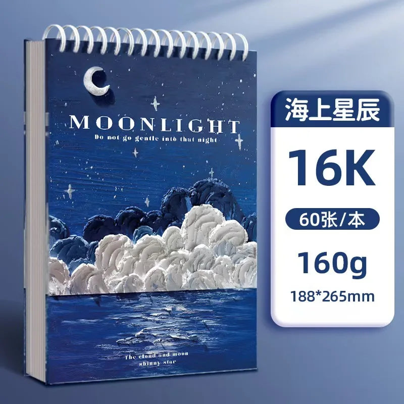 A4 Professional Sketchbook: Ultra-Thick Paper, 16K Painting Diary Notebook, Essential Art School Supplies, Ideal for Pencil Sket    Home Decor Supply | Online Retail | ShoreShopper.com
