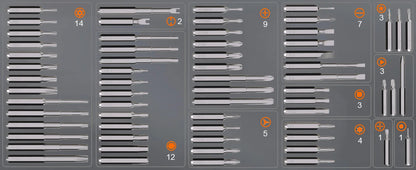 KUNLUN 68-in-1 Mini Electric Screwdriver Set, Small Electric Screwdriver Cordless with 64 Magnetic Bits, 5 Torque Settings,    Home Decor Supply | Online Retail | ShoreShopper.com