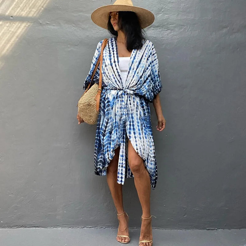 Beach Dress Tunic Cover up Embroidery Kaftan Saida de Praia Women Bikini Cover-up Pareo Sarong Beachwear    Your Coastal Marketplace | Shoreshopper.com