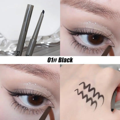 Silky Long-lasting Eye Liner Pencil  Eyeliner Pen Natural Matte Wine Red Eyeliner Easy To Color Waterproof Eye Make Up Cosmetics - ShoreCo.Shop