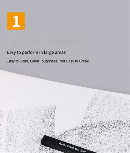 6pcs Set Square Sketch Carbon Stick Compressed Carbon Bar Drawing Carbon Pen Artist Drawing Carbon Bar Carbon Bar Art Supplies    Home Decor Supply | Online Retail | ShoreShopper.com