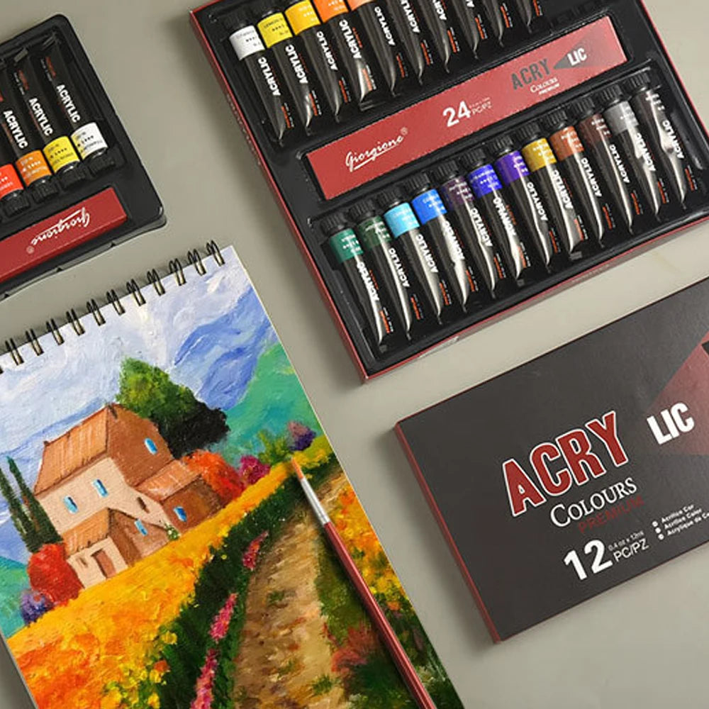 30 color acrylic pigment aluminum tube set painting graffiti DIY art paint    Home Decor Supply | Online Retail | ShoreShopper.com