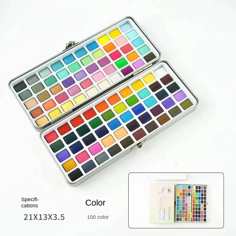 Watercolor Paint with Brushes, Professional Palette,Vibrant Travel Art Kit for Adults and Artists, Watercolor Painting Supplies    Home Decor Supply | Online Retail | ShoreShopper.com