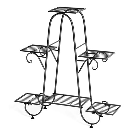 6 Tiers Metal Plant Stand Indoor Outdoor Flower Display Rack Holder    Home Decor Supply | Online Retail | ShoreShopper.com