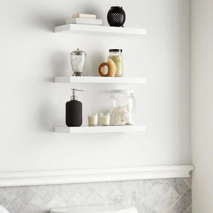 Floating Shelves For Wall,16In Wood Wall Shelf For Room Decor/Storage/Display,For Bedroom,Bathroom,Living Room,Kitchen    Home Decor Supply | Online Retail | ShoreShopper.com