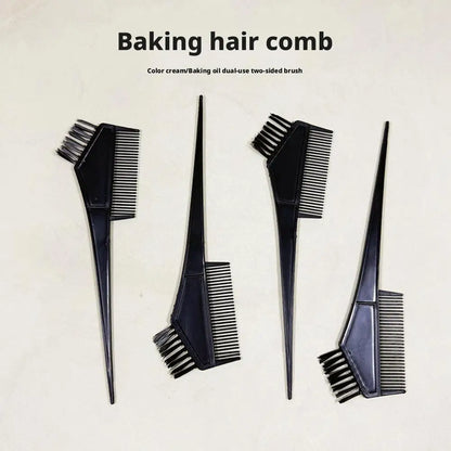 4Pcs Home Salon Hair Dyeing Brush Set Hair Dyeing Cream Bowl Coloring Brush Comb Kits Hair Tint Applicator Barber Styling Tool - ShoreCo.Shop