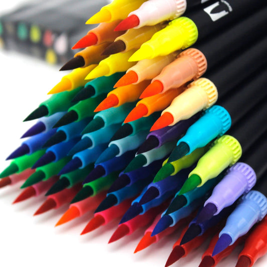12/24/36/48 Colors Art Marker Dual Brush Pens Brush and Fine Tip Watercolor Drawing Painting Stationery Manga Supplies Set    Home Decor Supply | Online Retail | ShoreShopper.com