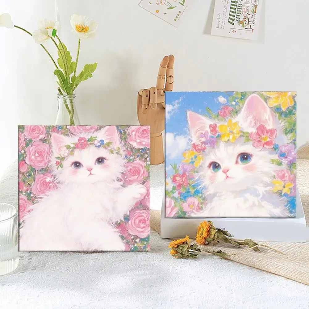 Oil Painting By Number House Tree DIY Digital Oil Painting Scenery Drawing Numbers Adults Kit Cat Handmade Gift Home Decor Gifts    Home Decor Supply | Online Retail | ShoreShopper.com