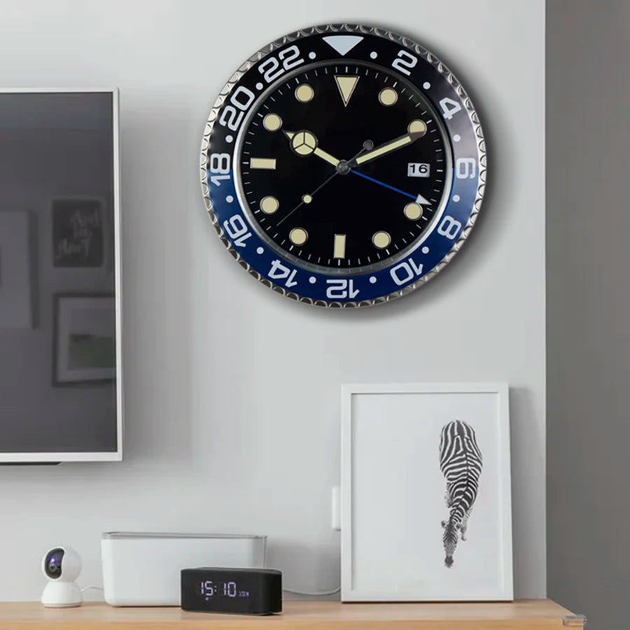 Metal Creative Art Design Digital Luminescent Clock 13"    Home Decor Supply | Online Retail | ShoreShopper.com