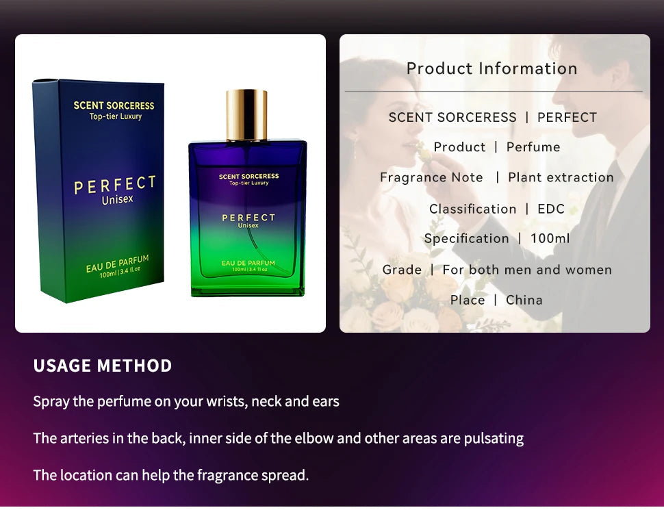 100ml Fragrance Spray Perfume Women's Man Valentine's Day America Best Perfumes Long-Lasting Eau De Parfum New Gift    Your Coastal Marketplace | Shoreshopper.com