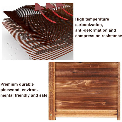 Wooden Raised Flower Bed Indoor Outdoor Vegetable Herb Planter Pot Garden Bed Flower Display    Home Decor Supply | Online Retail | ShoreShopper.com