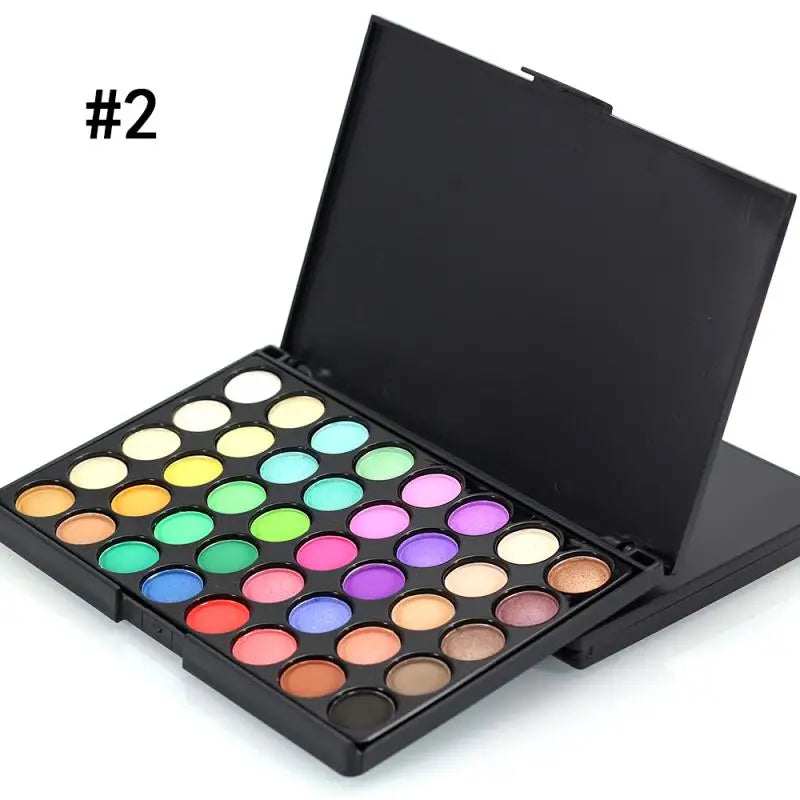 40/74/78 Colors Glitter Eyeshadow Palette Matte Waterproof Long Lasting Pressed Powder Cosmetics Kit  Fashion Women MakeUp Tools - ShoreCo.Shop
