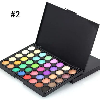40/74/78 Colors Glitter Eyeshadow Palette Matte Waterproof Long Lasting Pressed Powder Cosmetics Kit  Fashion Women MakeUp Tools - ShoreCo.Shop