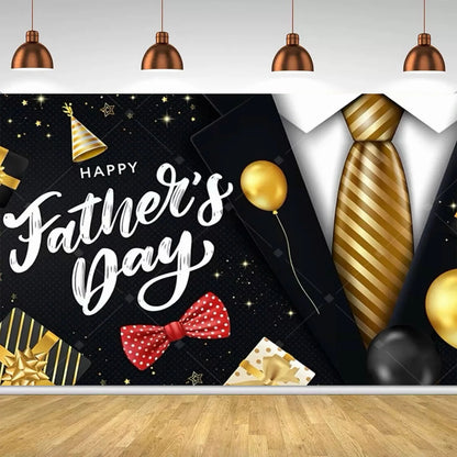 Spanish Feliz Dia Papa Backdrop Father's Day Photo Background Balloon Mustache Tie Banner Dad Party Decoration  Booth Props    Your Coastal Marketplace | Shoreshopper.com