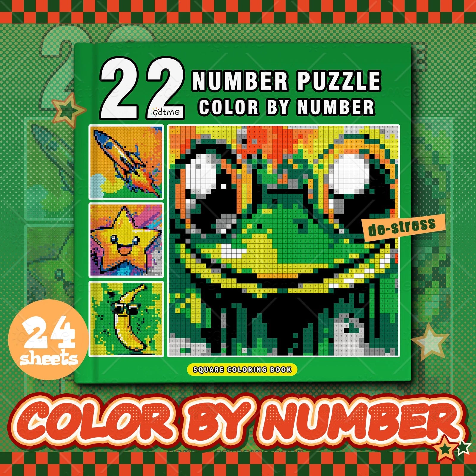 NUMBER PUZZLE COLOR BY NUMBER Coloring Book for Adult and Teen Featuring Relieve Stress Kill Time DIY Painting Drawing    Home Decor Supply | Online Retail | ShoreShopper.com