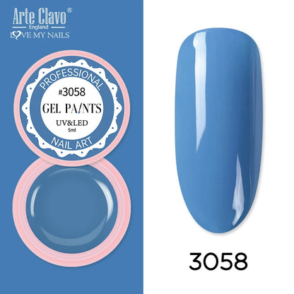 Arte Clavo Painting Gel 72 Colors 5ml Professional Nail Paint Color Gel Polish For Nail Art UV Gel Lacquer Gel Top Coat Manicure    Home Decor Supply | Online Retail | ShoreShopper.com