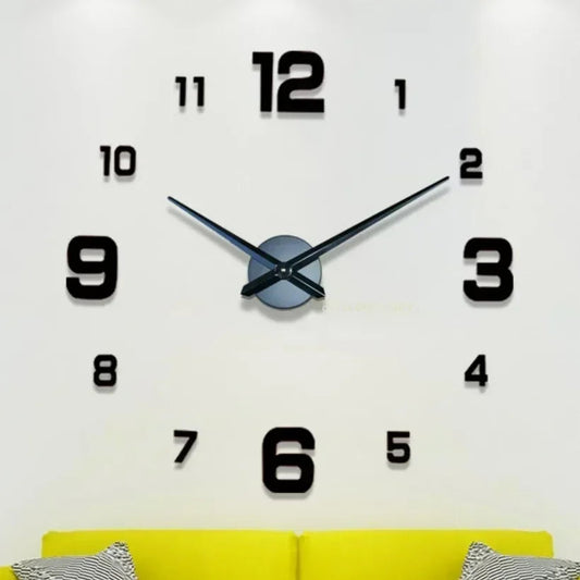 Garden Acrylic Mirror Digital Sticker Wall Clock 16"    Home Decor Supply | Online Retail | ShoreShopper.com