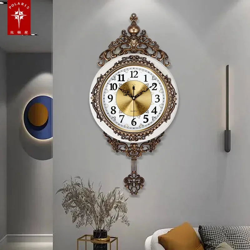 Large Luxury Gold Wall Clock Living Room Silent Creative Swing Wall watches Bedroom Quartz Clocks Wall Home Decor    Home Decor Supply | Online Retail | ShoreShopper.com