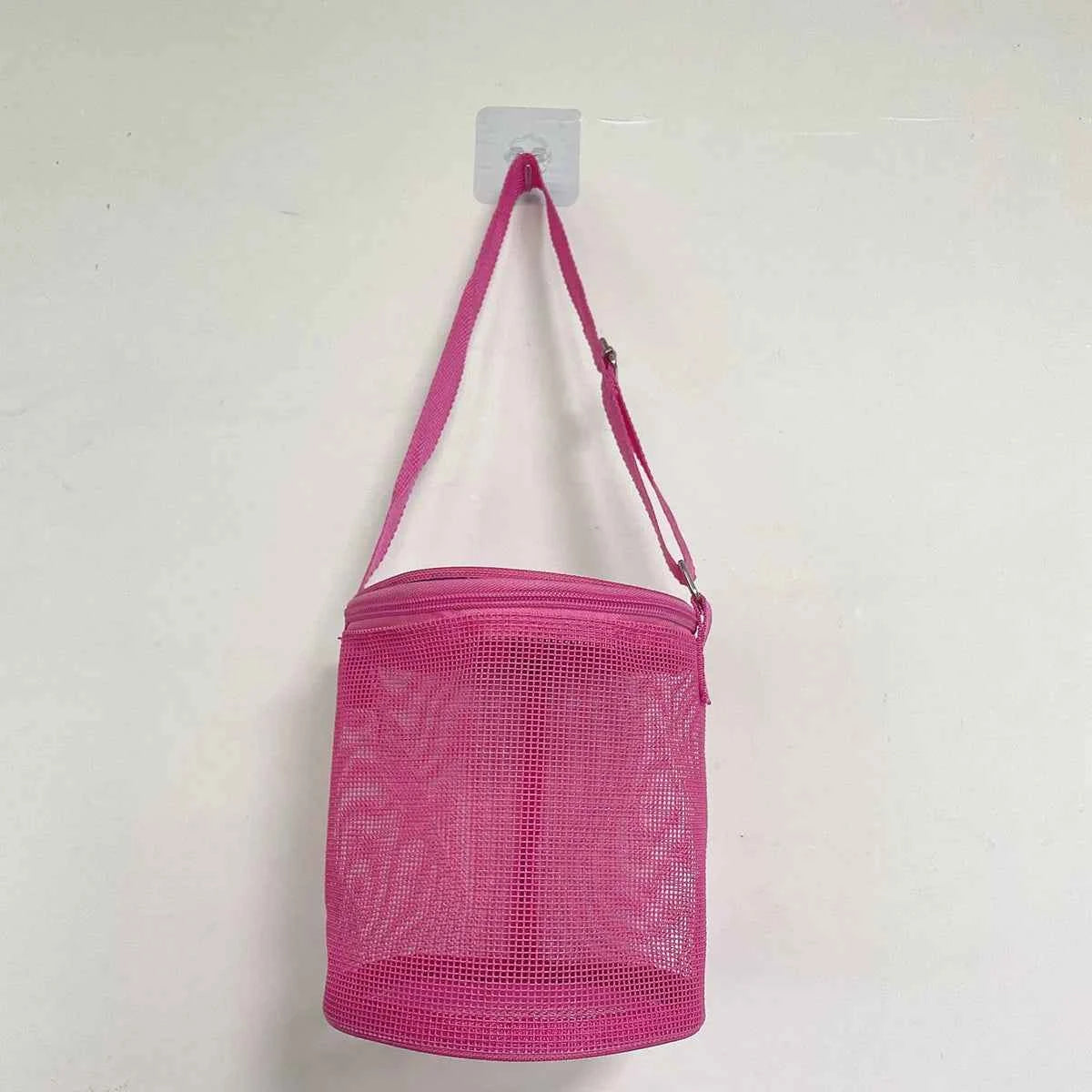 Beach swimming clothing storage bag sundries sorting beach bag shoulder backpack portable storage beach bag net bag
