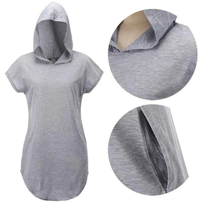 Camisas Femininas T Shirt Hooded T-Shirt Women Clothing Short Sleeve 2025 Summer Tops Tees Shirts Femme Tshirt Poleras De Mujer
