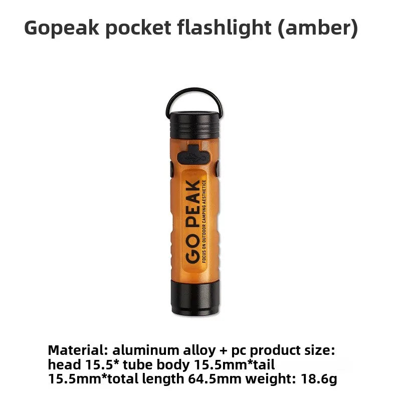 Gopeak 5050 Mini USB Rechargeable LED Pocket Flashlight Clip-on Hat Light Keychain Torch for Camping Hiking Outdoor Portable    Home Decor Supply | Online Retail | ShoreShopper.com