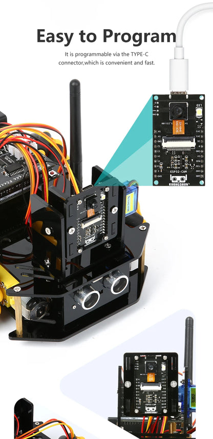 ESP32 Smart Robot Car Kit  Remote Control Car for Arduino Programming Project STEM Education Science Coding Kit - ShoreCo.Shop