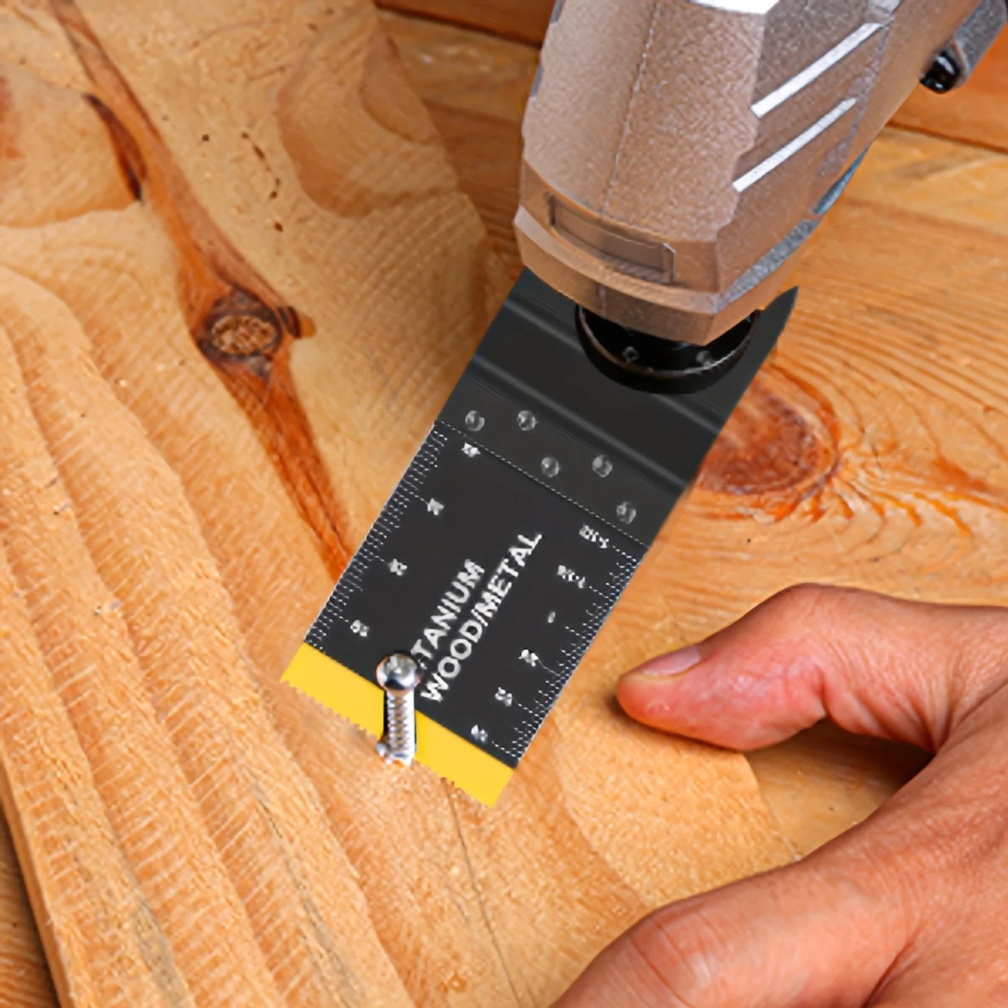 Titanium Oscillating Blades Kit: Cuts Metal/Wood/Plastic/Hard Material/Nails. Fits Dewalt, Rockwell, Milwaukee, Makita, Bo - ShoreCo.Shop