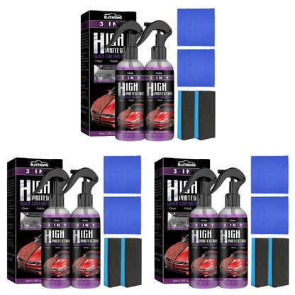 3 In 1 Car Ceramic Coating Spray High Protection Shine Armor Ceramic Car Wash Car Shield 30/100ml Polishing Spraying Wax Tools    Home Decor Supply | Online Retail | ShoreShopper.com