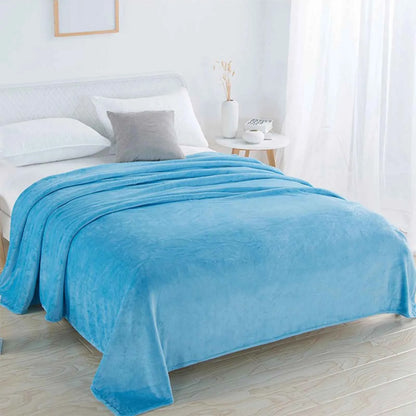 Soft Fuzzy Fleece Throw Blanket Twin Colorful Luxury Warm Cozy Couch Blanket Plush Microfiber Blanket For Bed Sofa Travel