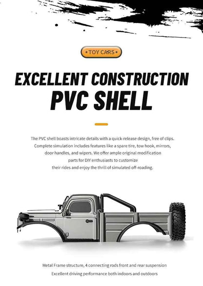 RC Car C8813 Full Proportional Throttle Pickup Truck Model Remote Control Toy 4WD Climbing Off-Road Rc Remote Control Car Gift