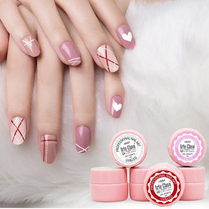 Arte Clavo Painting Gel 72 Colors 5ml Professional Nail Paint Color Gel Polish For Nail Art UV Gel Lacquer Gel Top Coat Manicure    Home Decor Supply | Online Retail | ShoreShopper.com