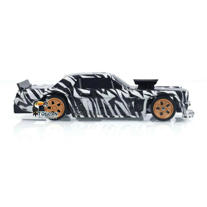 RTR RC Dift Race Car 1/43 Scale 4WD Gyro Four-wheel Drive Radio Control High Speed Model 2.4G Racing Drifting Cars Gifts Toys