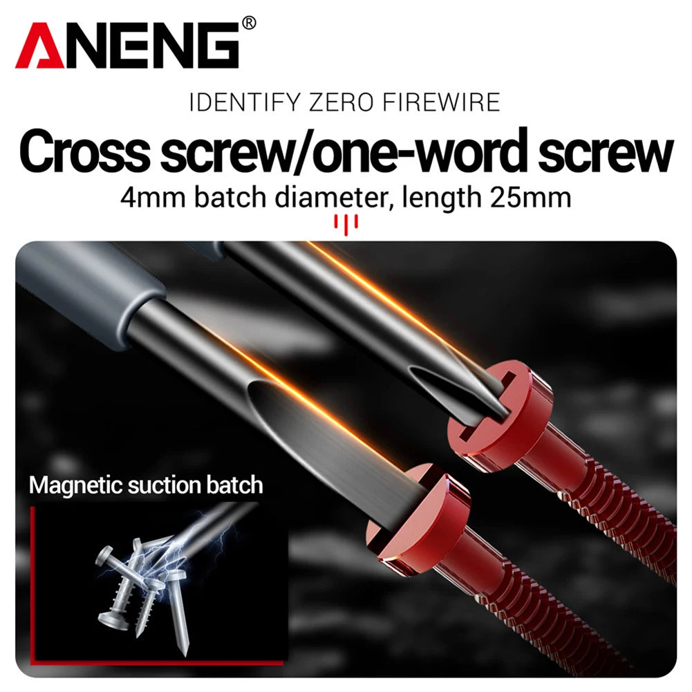 ANENG B05 Word/cross Screwdrivers Neon Bulb Indicator Meter Electric Pen Insulated Electrician Highlight Pocket Tester Pen Tools    Home Decor Supply | Online Retail | ShoreShopper.com