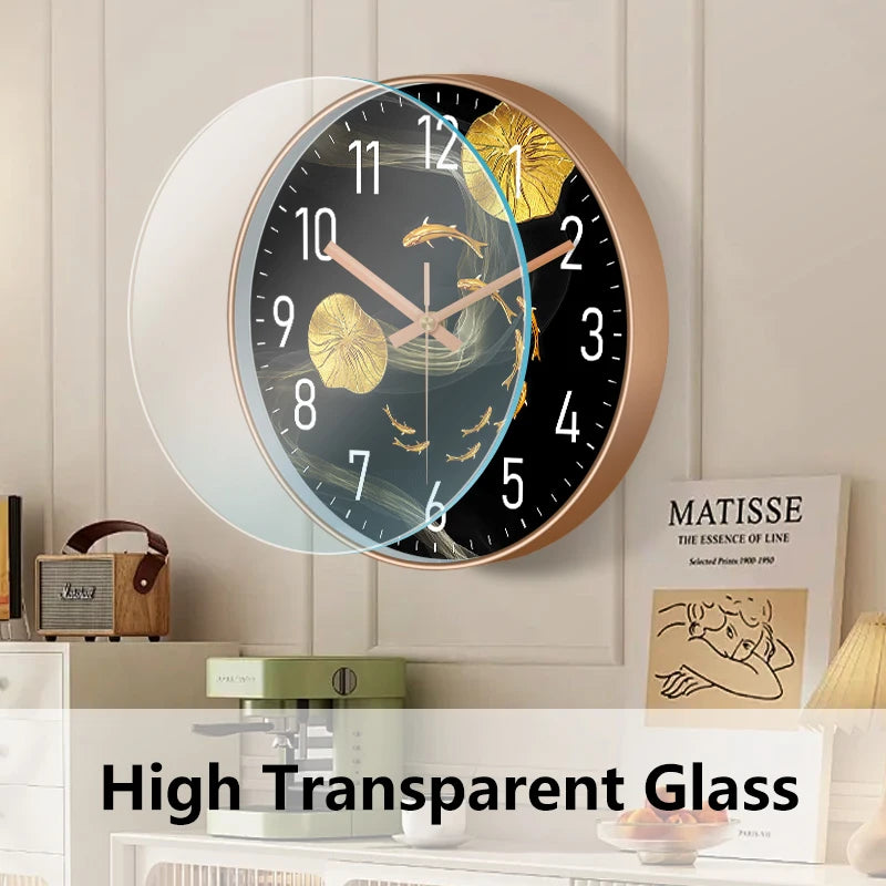 Simple Luxury Quartz Clock Hanging Wall Fish Decoration Modern Style Restaurant Living Room Home Decor Clock 8 10 12 Inche    Home Decor Supply | Online Retail | ShoreShopper.com
