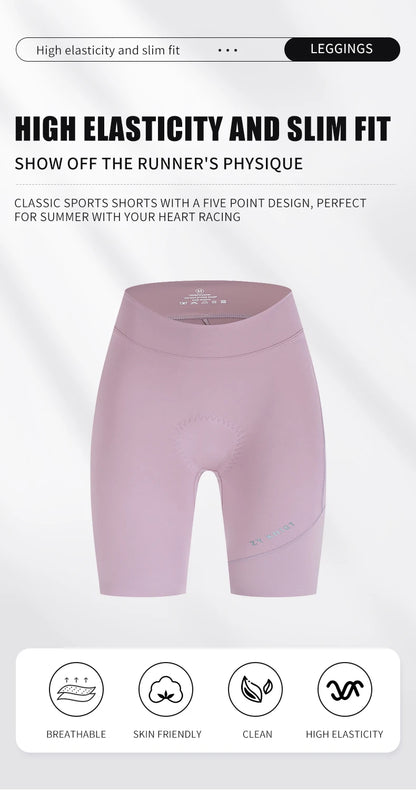 ZYKNIGT bib women's summer free cut hems, high-quality cycling shorts, breathable and quick drying sports pants - ShoreCo.Shop