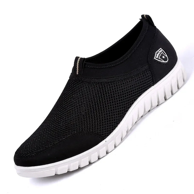 2023 Summer Mesh Shoe Sneakers for Men Shoes Breathable Men's Casual Shoes Slip-On Male Shoes Loafers Casual Walking Sneakers - ShoreCo.Shop