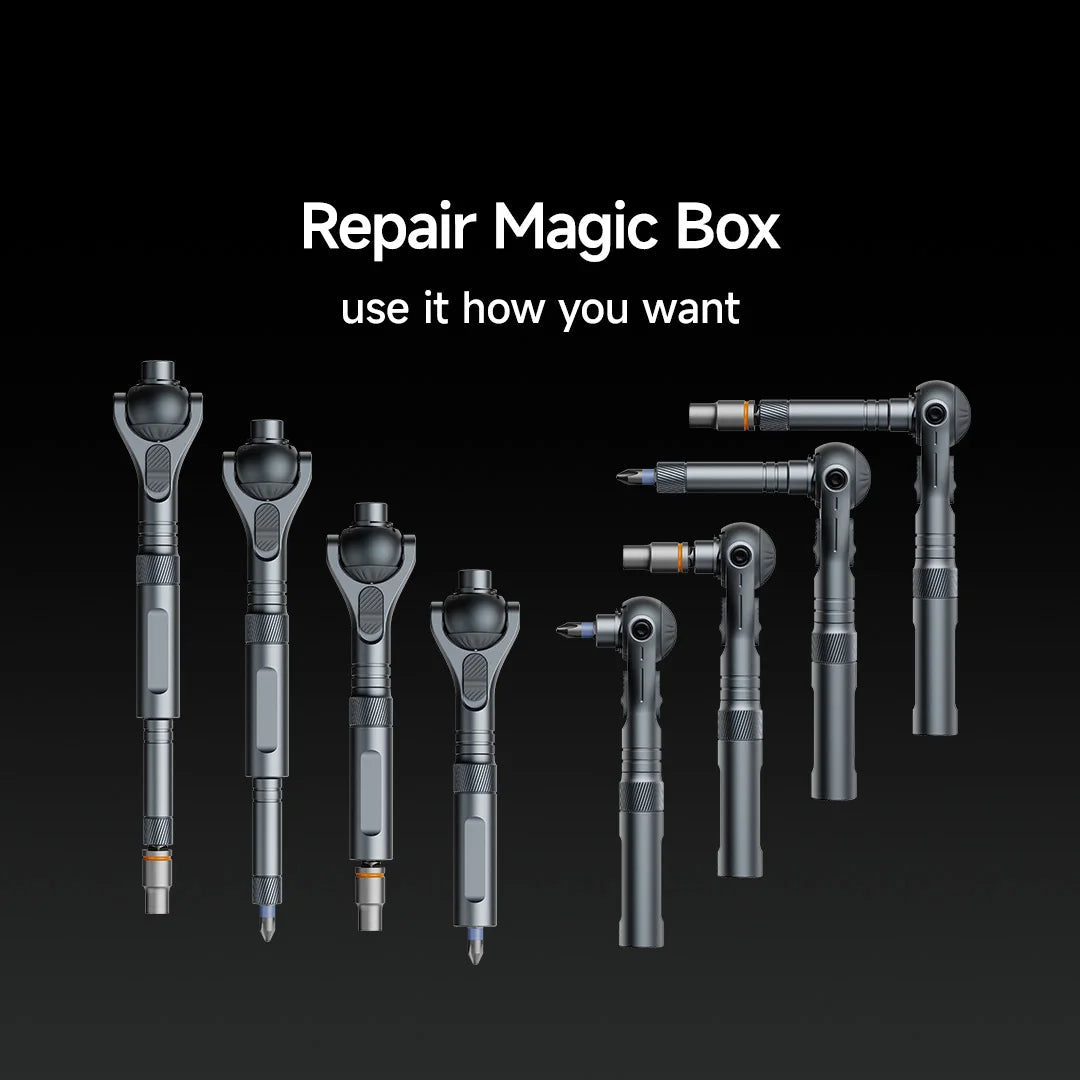 VMAN 40-in-1 Multi-Function Ratchet Screwdriver Kit with Magnetic Bits – Mini Repair Tool Set for PC, iPhone & Home Use    Home Decor Supply | Online Retail | ShoreShopper.com
