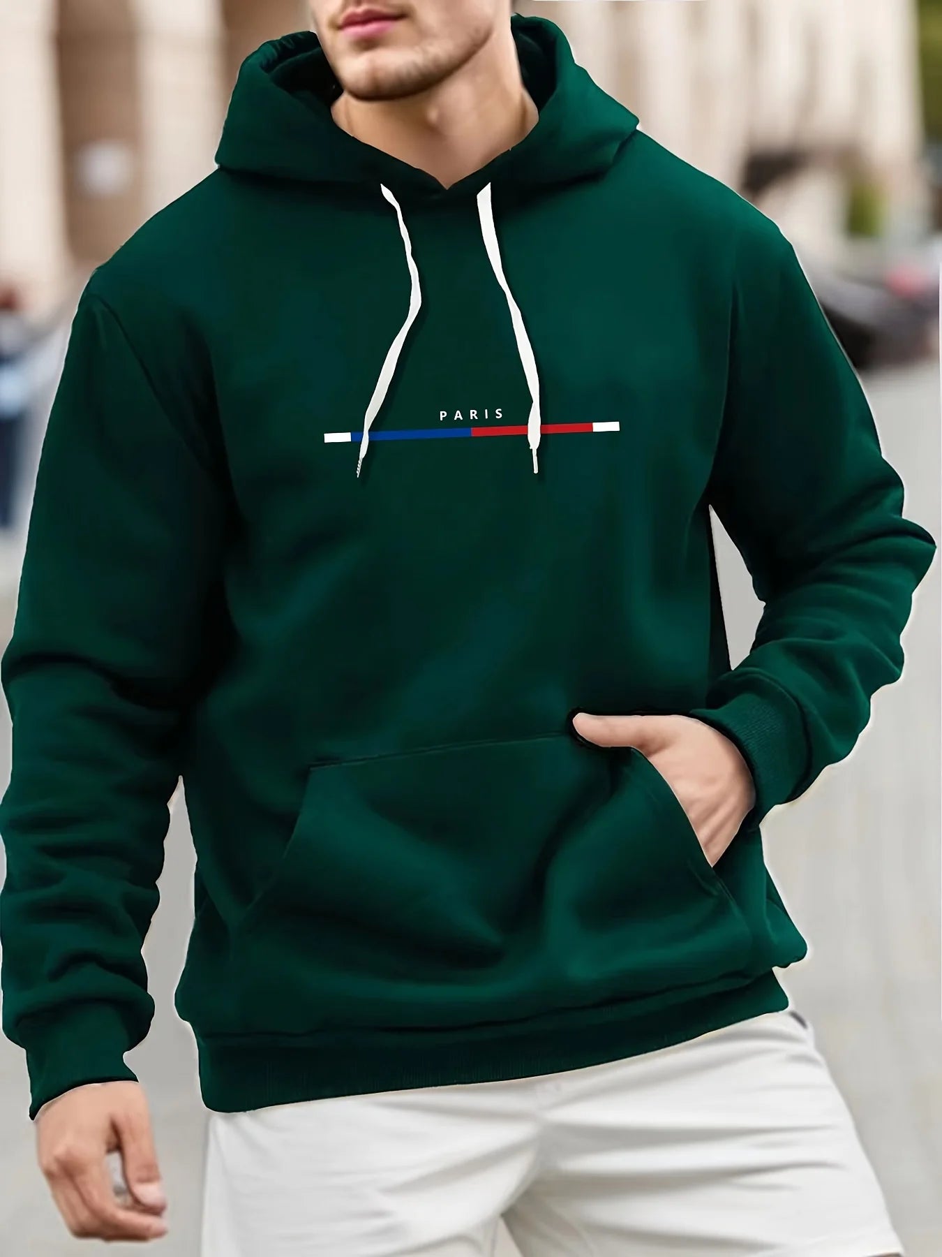 Paris Print Hoodies Tshirt  For Men Casual Autumn Winter    Home Decor Supply | Online Retail | ShoreShopper.com