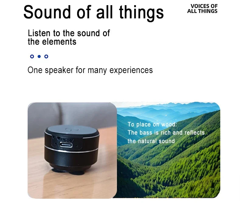 Bone Conduction Speaker Vibration Stereo Audio Digital TWS Wireless Smallest Speakers Dropshipping Mini Portable Metal Speaker    Home Decor Supply | Online Retail | ShoreShopper.com