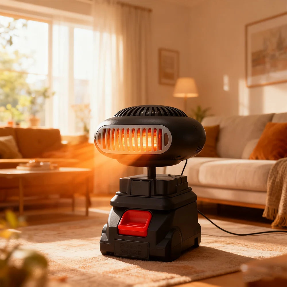 Electric Power Warm Air Blower Fan Heater Portable Small Space Heater Car Window Defogger Power Tool Parts Battery Powered    Home Decor Supply | Online Retail | ShoreShopper.com