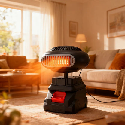 Electric Power Warm Air Blower Fan Heater Portable Small Space Heater Car Window Defogger Power Tool Parts Battery Powered    Home Decor Supply | Online Retail | ShoreShopper.com