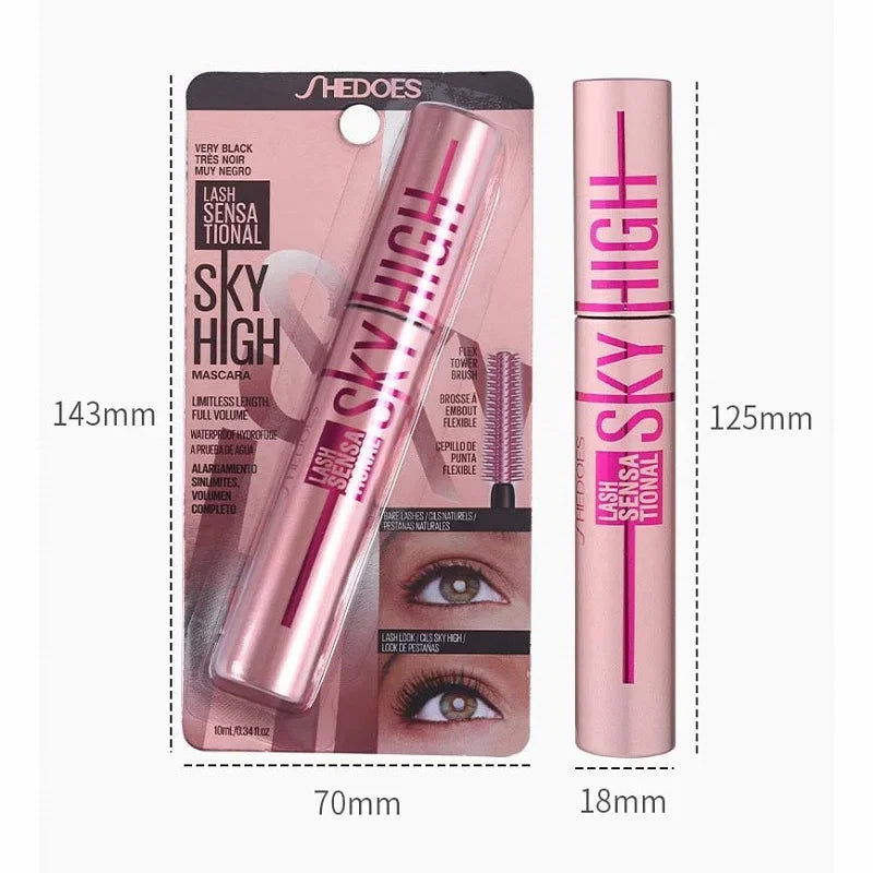 4D Mascara Lengthening Waterproof Thick Curling Lasting Eyelash Extension Black Mascara Natural Eyelash Enhance Cosmetics Makeup - ShoreCo.Shop