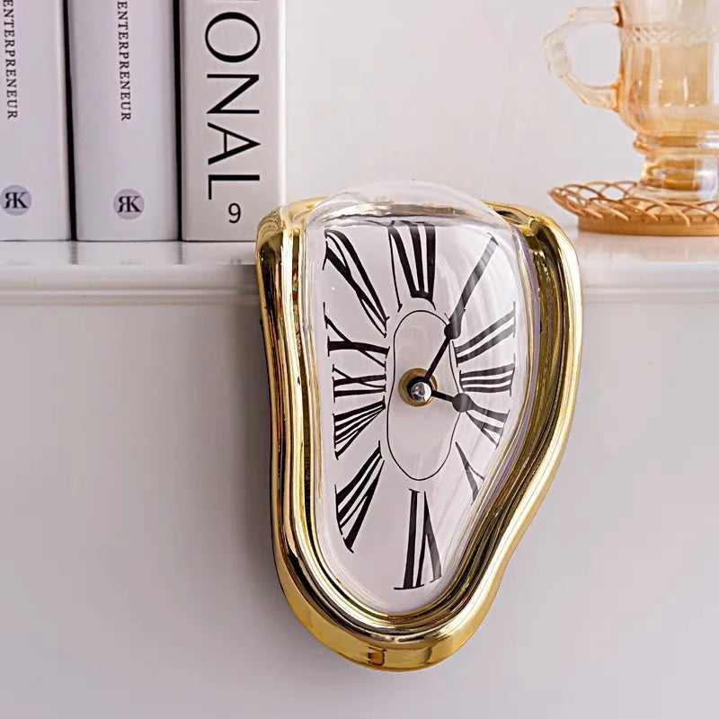 Novel Salvador Dali Style Melting Distorted Surreal Wall Clock    Home Decor Supply | Online Retail | ShoreShopper.com