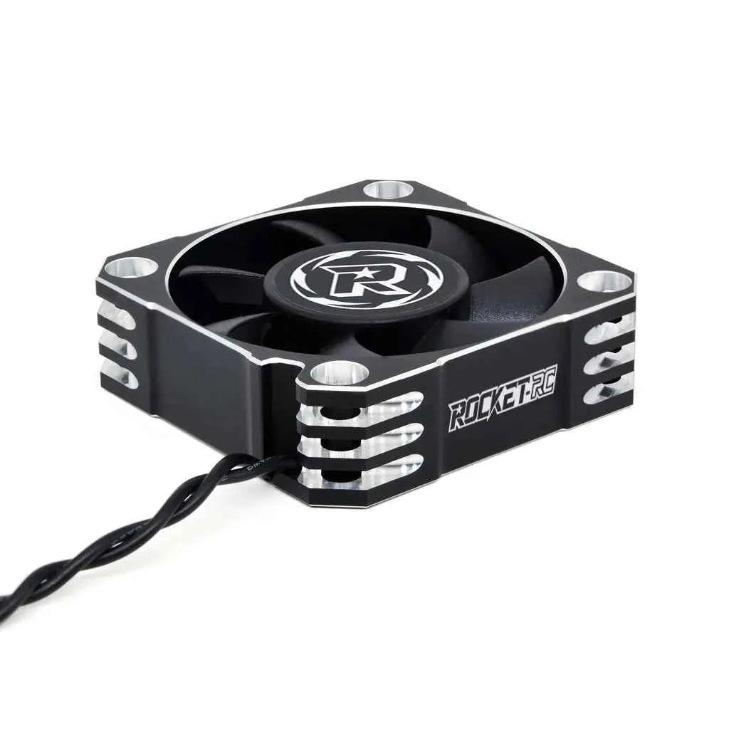 ROCKET-RC 25/30/35/40/50mm V2 Metal Cooling Fan 32000/28000/21000/16000/10000RPM for 1/8 1/10 1/12 RC Car 540/550/3650 Motor ESC