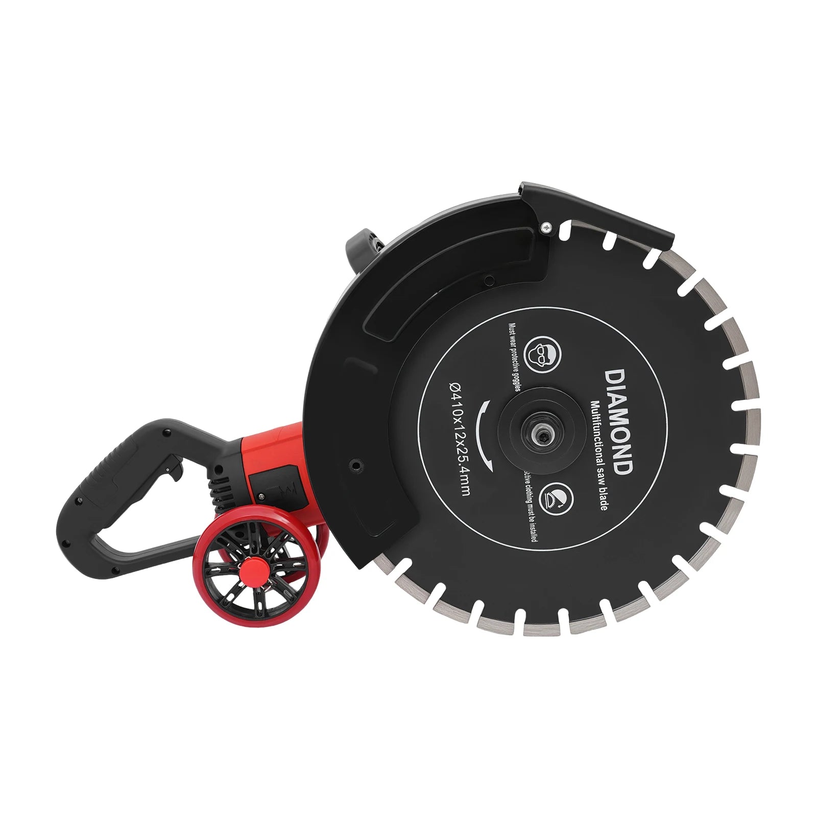 16In 4000W Electric Concrete Saw Brick Cutter Circular Saw Wall Slotting Groving with Saw Blade and Rolling Pulley 3000RPM    Home Decor Supply | Online Retail | ShoreShopper.com