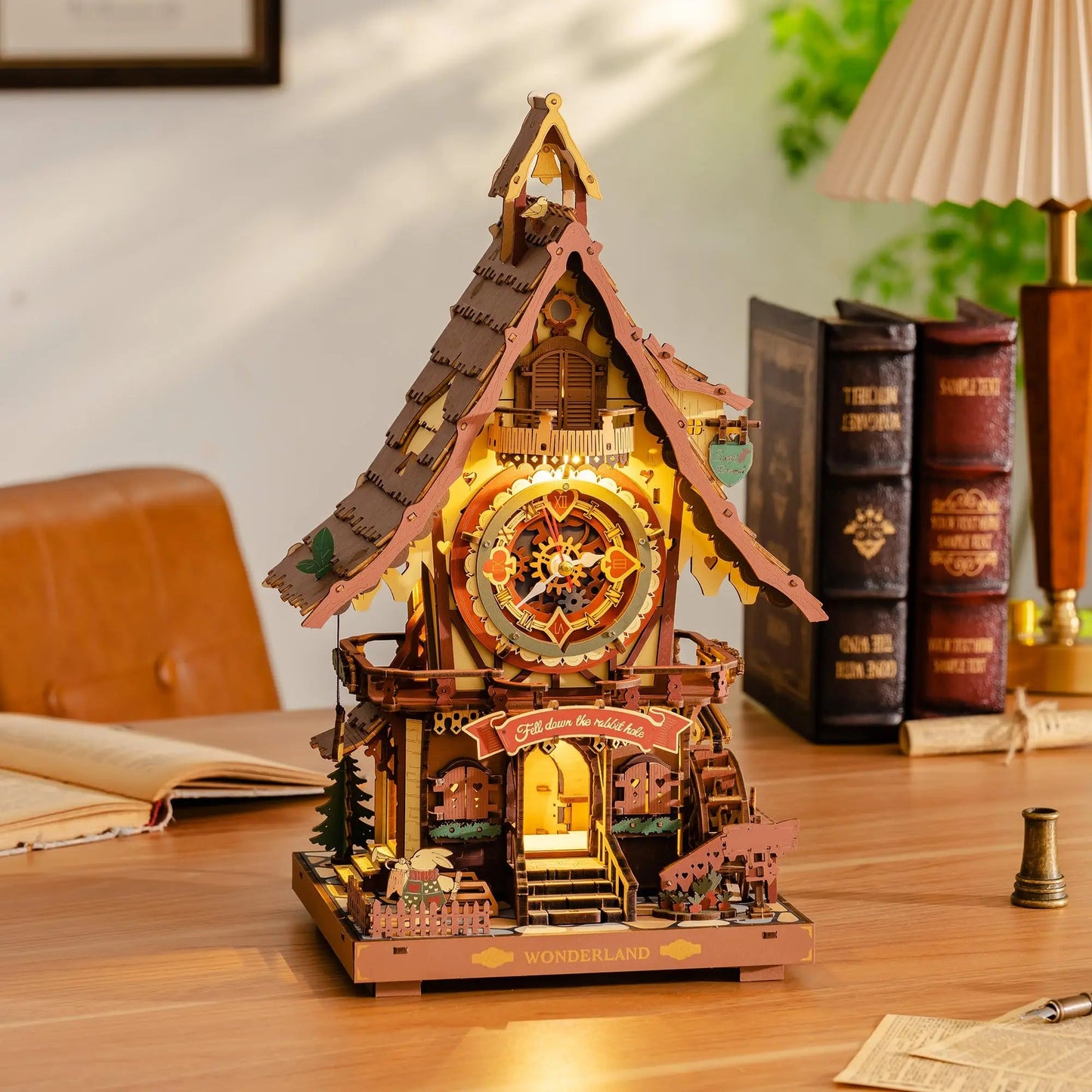 Robotime ROKR Cuckoo Clock Mechanical 3D Wooden Puzzle Christmas Cuckoo Clock Building Kit Holiday DIY Project for Teens Adults    Home Decor Supply | Online Retail | ShoreShopper.com