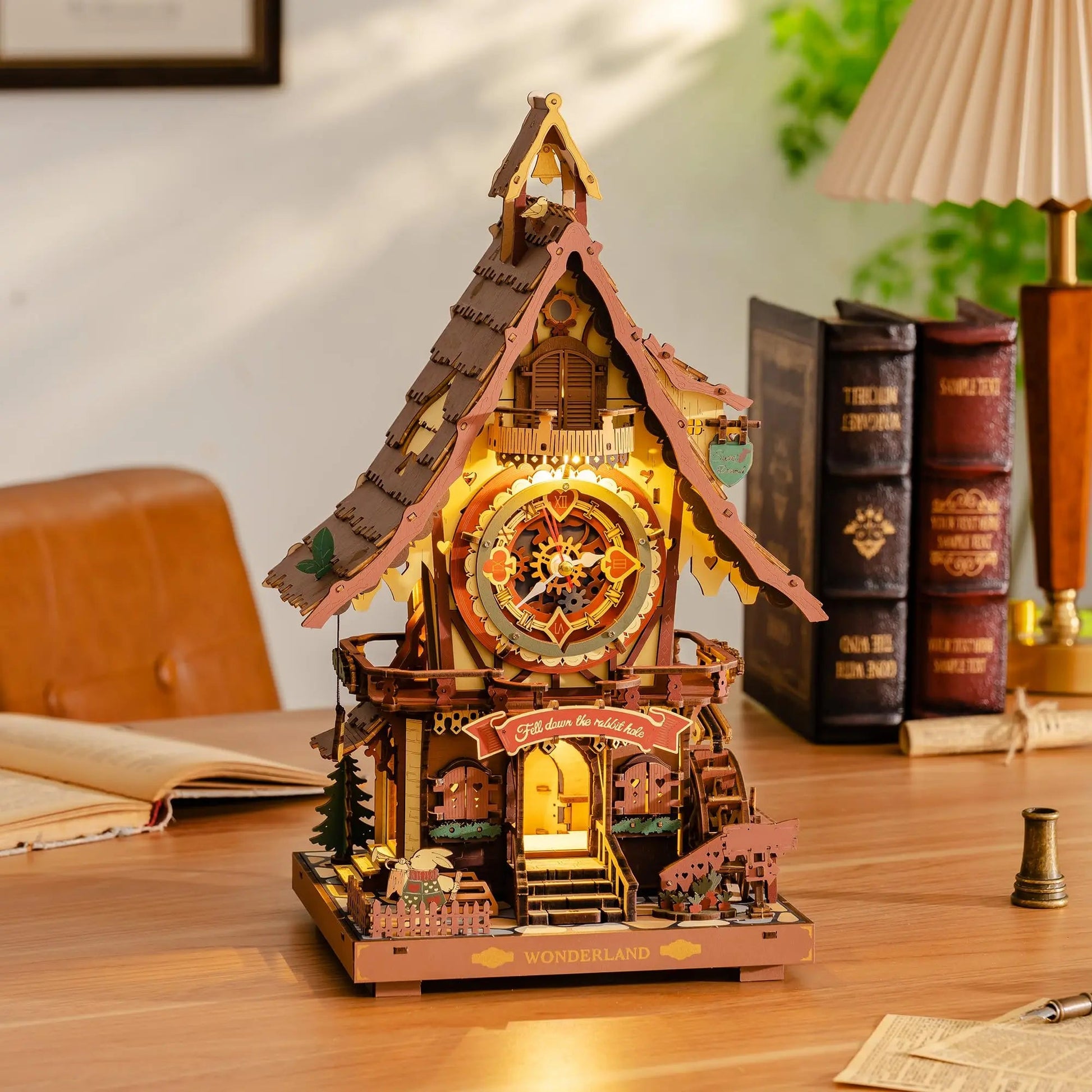 Robotime ROKR Cuckoo Clock Mechanical 3D Wooden Puzzle Christmas Cuckoo Clock Building Kit Holiday DIY Project for Teens Adults    Home Decor Supply | Online Retail | ShoreShopper.com